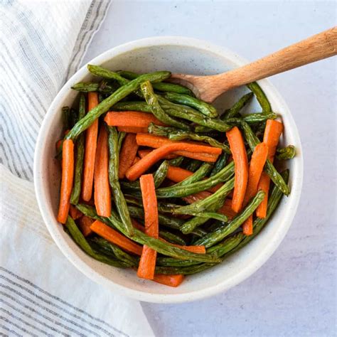 Roasted Carrots And Green Beans Fresh Apron