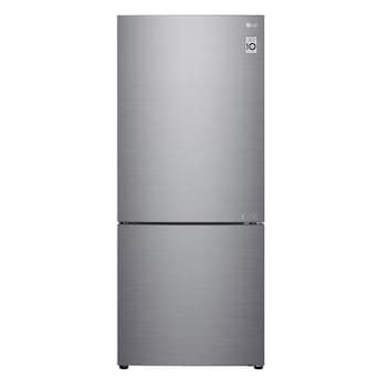 LG 18.6-cu ft 29.63-in Bottom-Freezer Refrigerator (Black) in the ...