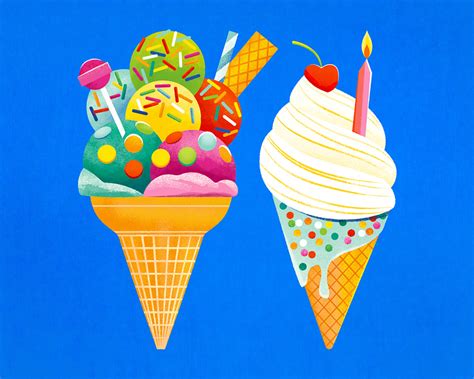 Ice Cream Cones by Laura Moyer on Dribbble