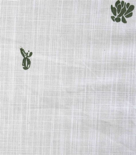 Cotton White Base Leaf Print Fabric Fc Oa Dinesh Exports