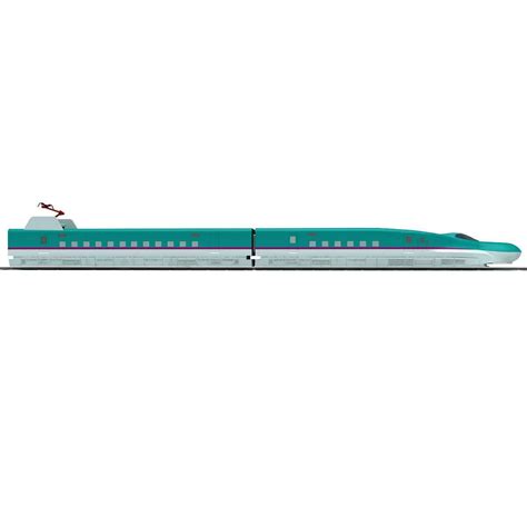 Shinkansen E5 Series High-Speed Train 3D Model by 3D Horse