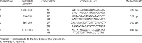 Amplification Primers For Rt Pcr Sscp Analysis Of The Ptenmmac1 Gene