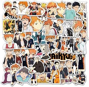 Haikyuu Pacote De Adesivos Prova D Gua Adesivos Haikyuu