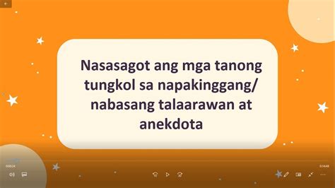 Q Nasasagot Ang Mga Tanong Tungkol Sa Napakinggang Nabasang Talaarawan