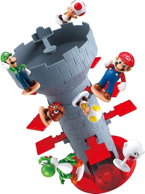 EPOCH Games Super Mario 7356 Blow Up Shaky Tower Amazon Se Leksaker