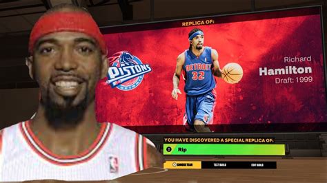 Richard Hamilton RIP Replica Build NBA 2K23 YouTube