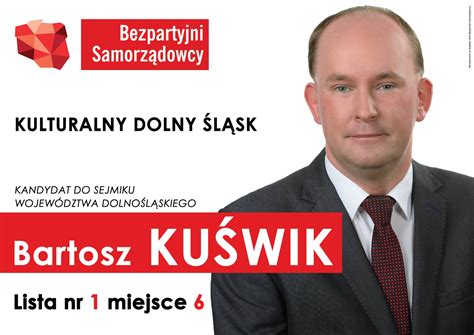 Bartosz Kuświk Twój kandydat do Sejmiku Województwa Dolnośląskiego