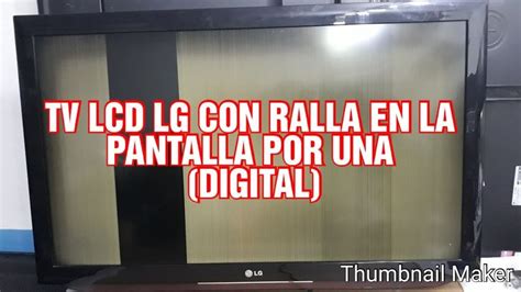 TV LCD LG CON RALLA EN PANTALLA DIAGNÓSTICO PASÓ POR PASO Neon signs