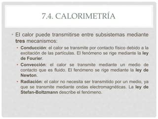 VII Gases ideales 4 Calorimetría PPT