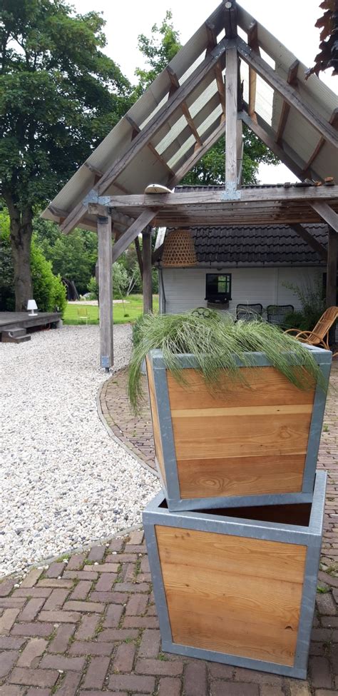 Plantenbakken Staal Hout De Staalzaak