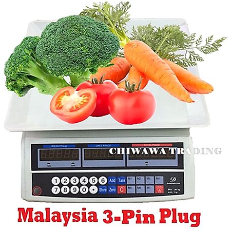 40kg Rechargeable Commercial Electronic Computing Weighing Price