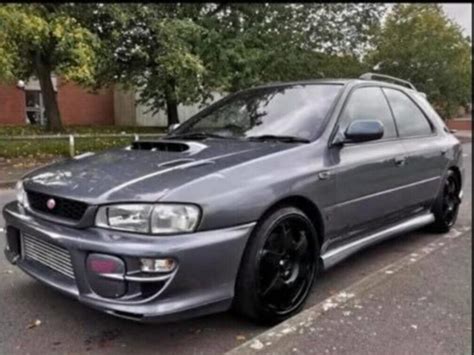 Grey Subaru Impreza Turbo Wrx Sti Version V Wagon Lot Of