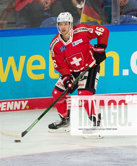 Lino Martschini SUI 46 At The Match GERMANY SWITZERLAND 3 0 DEB Ice