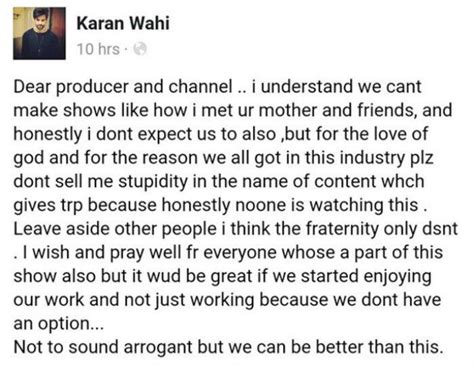 Karan Wahi Slams The Makers Of Pehredaar Piya Ki With A Hard Hitting Post