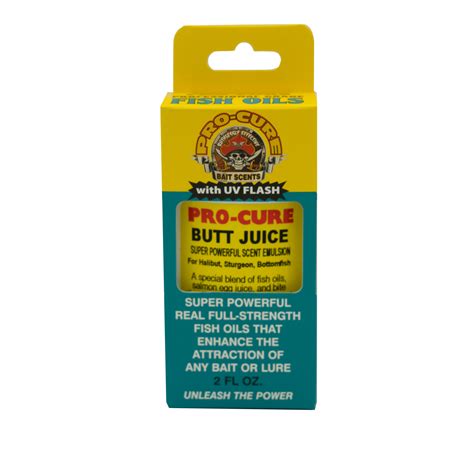 Pro Cure Butt Juice Bait Oil 2 Oz Bottle Fishing Scent Attractant For