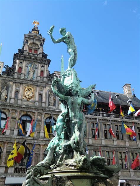 Antwerp Statue Brabo Free Photo On Pixabay Pixabay