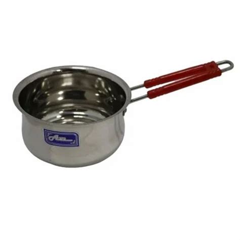 Aura Stainless Steel Belly Saucepan For Hotel Restaurant Capacity 2