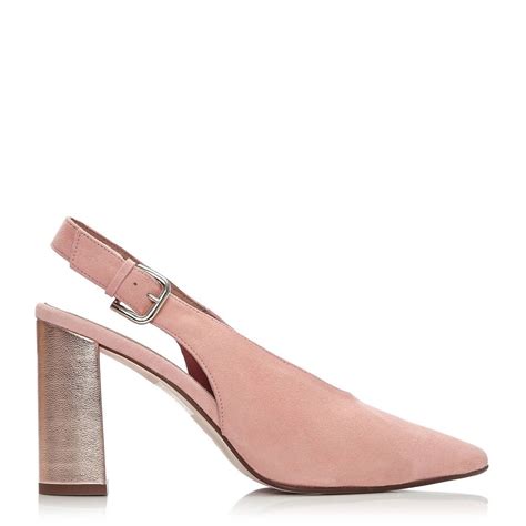 Calzada Nude Suede Shoes From Moda In Pelle Uk