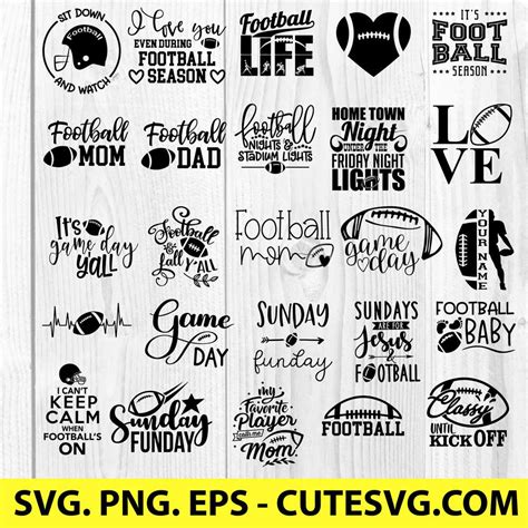 Football Svg Silhouette