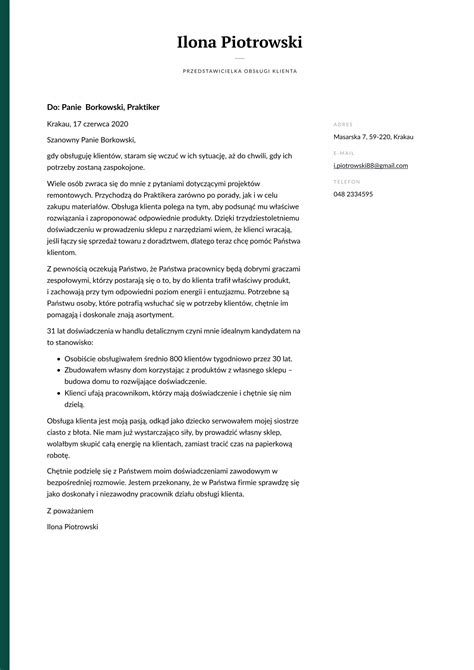 Profesjonalne Szablony List W Motywacyjnych Word Pdf Ci Gnij Za