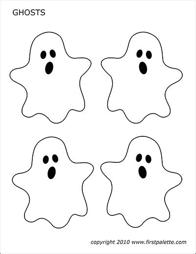 Nice Printable Ghost Pictures Kindergarten Capital Letters Worksheet