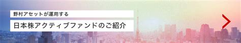 石黒英之が見る日本株市場 Japan Equity 野村アセットマネジメント