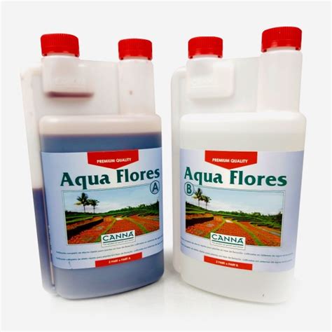 Aqua Flores A B 1 Lt Canna Tu Cultivo Growshop Productos Para Autocultivo