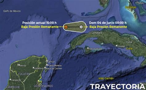 Temporada De Huracanes Quintana Roo Arlene Se Debilita A Baja Remanente