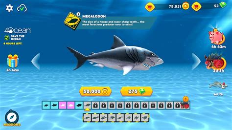 Hungry Shark Evolution Megalodon Gameplay Ios Android Part Youtube