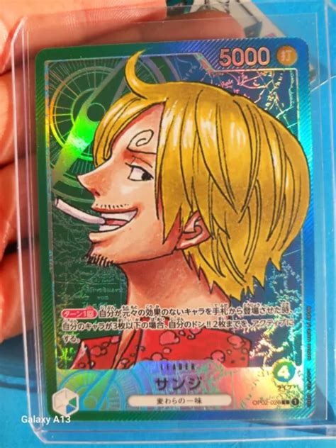 One Piece Card Game Sanji Op Leader Parallel Jap Neuf