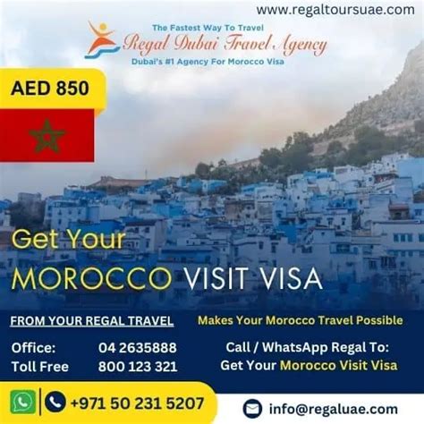 Morocco Visit Visa From Dubai For Uae Residents