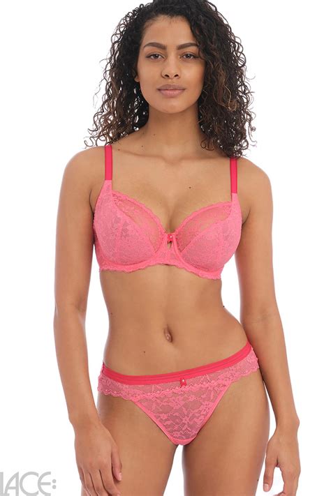 Freya Lingerie Offbeat Brasilianischer String Pink Lace De