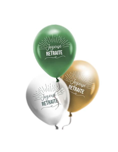 Cr Ez Une Ambiance Festive Avec Nos Ballons De Retraite