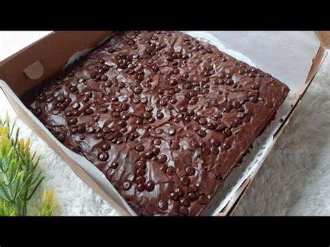 Fudgy Brownies Tanpa Mixer Tips N Trick Brownies Shiny Crust Youtube