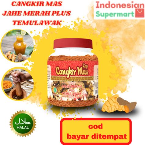 Jual Cangkir Mas Jahe Merah Plus Temulawak Minuman Berkhasiat 330gr