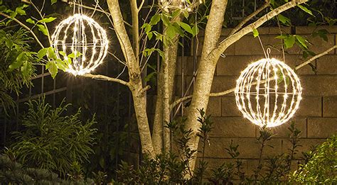 Illuminated Outdoor Spheres Outdoor Lighting Ideas