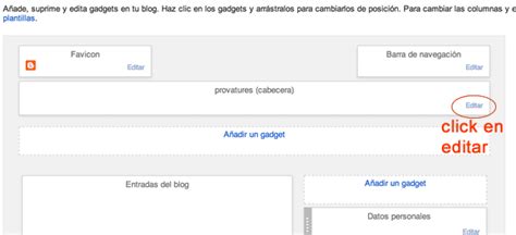 Cómo cambiar la cabecera en blogger Trucos Diseño Web