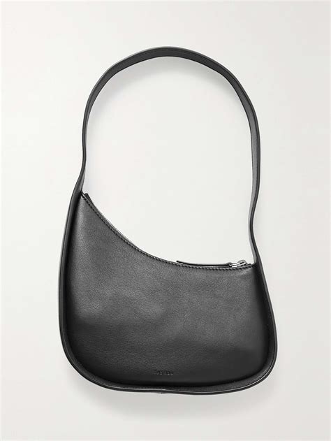 The Row Half Moon Leather Shoulder Bag Net A Porter