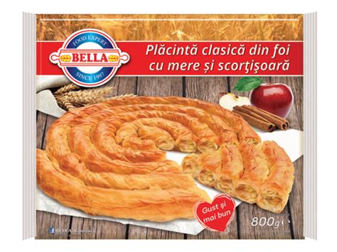 Bella Placinta Cu Mere 800 Gr Patriasfood