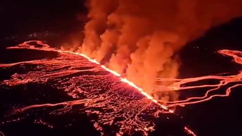 Iceland Volcano Erupts Again — See Hauntingly Beautiful Footage