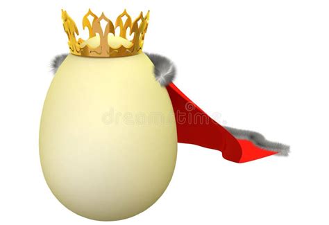 Egg King Stock Illustration Illustration Of Cape Crown 13095880