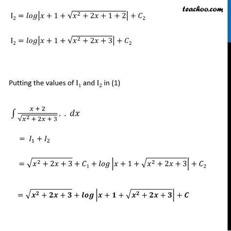 Ex 7 4 21 Integrate X 2 Root X 2 2x 3 Chapter 7 Class 12