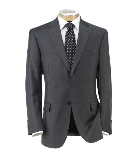 Lyst - Jos. a. bank Traveler Traditional Fit 2-button Plain Front Suit ...