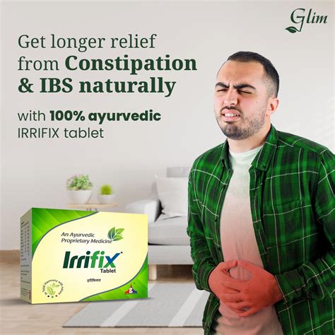 Irrifix Tablet Ayurvedic Tablets For Constipation And Ibs Treatment Glimayurveda