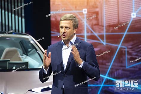 Oliver Zipse Chairman Of The Management Board Bmw Group In Front Of