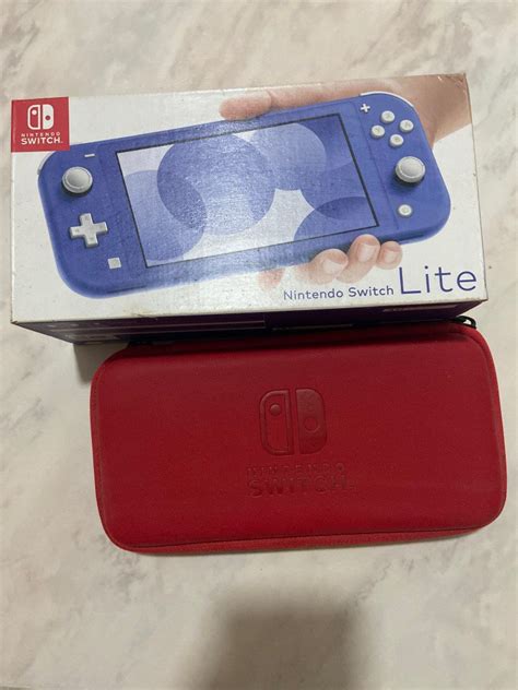 Nintendo Switch Lite Blue, Video Gaming, Video Game Consoles, Nintendo ...