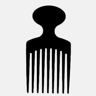 Afro Pick Svg