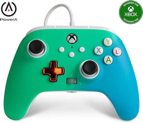 Powera Control Mejorado Al Mbrico Para Xbox Series X S Seafoam Fade