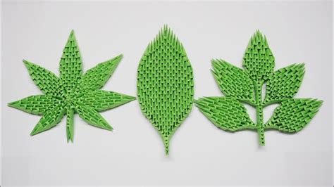 D Origami Leaves Tutorial Diy Paper Leaves Maple Leaf Home Decor