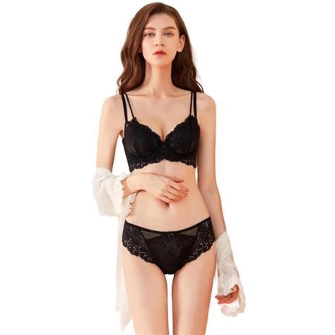 Ensemble De Lingerie Pour Femme De Sous V Tements Sexy Fleurs Et